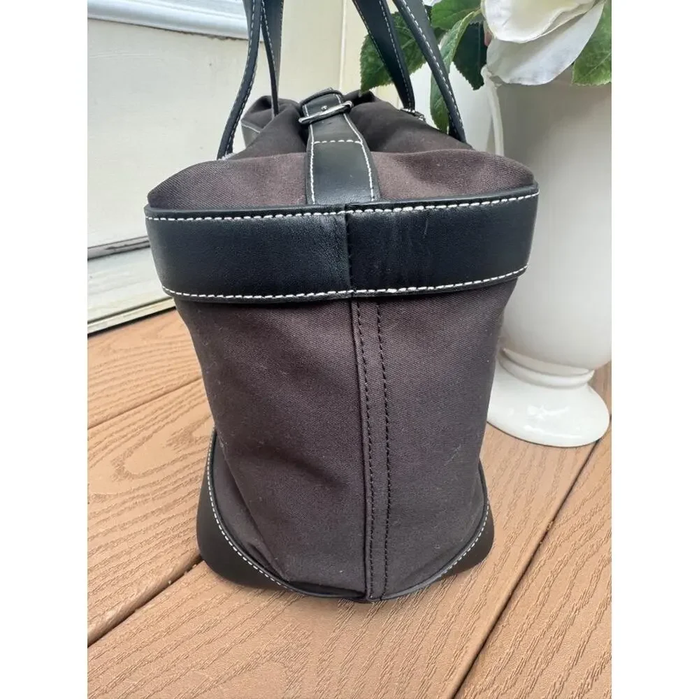 new COACH 5459 TRAVEL CANVAS LEATHER TOILETRY BAG TOTE (pu110